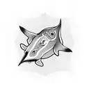 stingray tattoo design idea