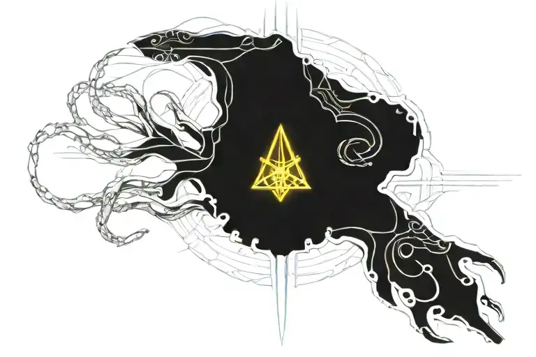 squid tattoo design idea