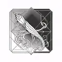 squid tattoo design idea