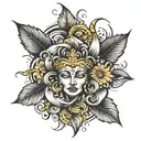sonne tattoo design idea