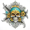 sonne tattoo design idea