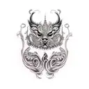 Vine tattoo design idea