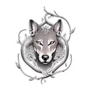 Vine tattoo design idea