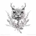 Vine tattoo design idea