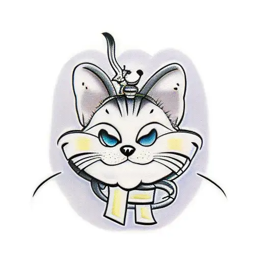 Felix the cat tattoo design idea