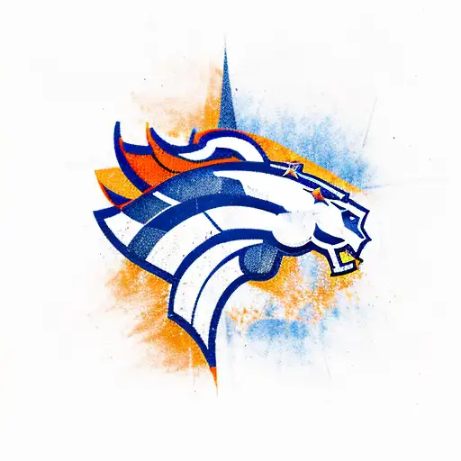 Denver Broncos tattoo design idea