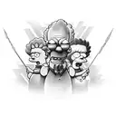 simpsons tattoo design idea