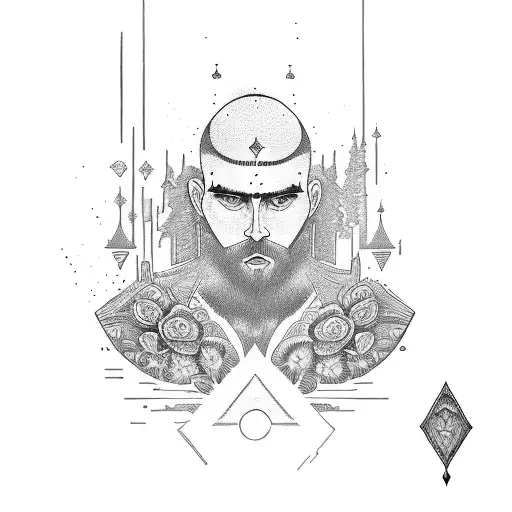 for romanian guy tattoo design idea