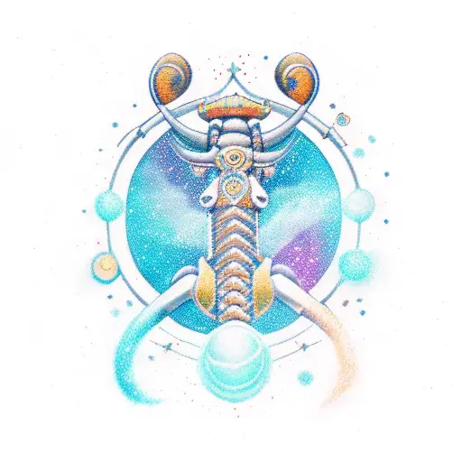 sagittarius capricorn virgo aries invincible  tattoo design idea