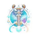 sagittarius capricorn virgo aries invincible  tattoo design idea