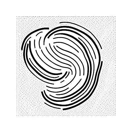 line wave tattoo design idea
