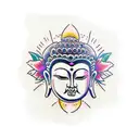Buddha tattoo design idea