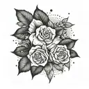 Create a tattoo symbolizing invincibility with a hidden tribute to mom and dad tattoo design idea