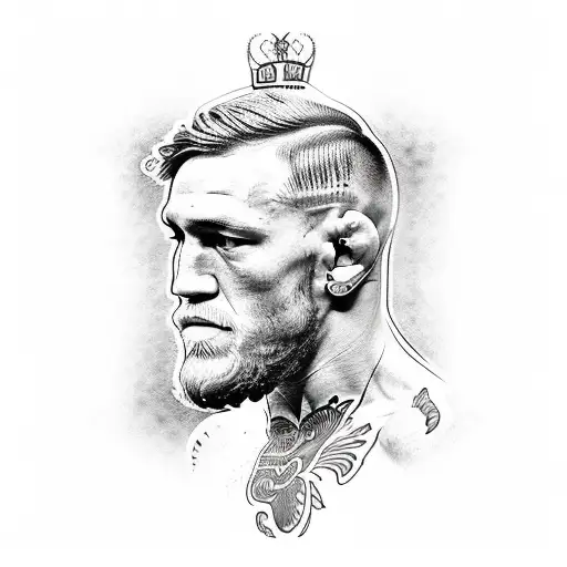 conor McGregor back tattoo tattoo design idea