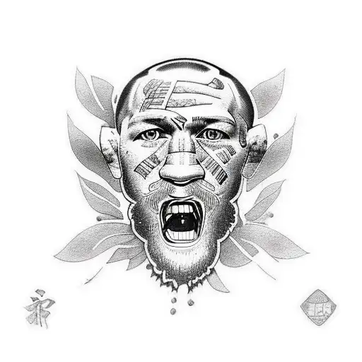 conor McGregor back tattoo tattoo design idea