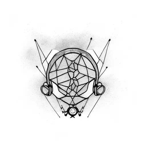 mountain bike, music, dj, cdj tattoo design idea