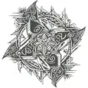 Skyrim Shadow Marks tattoo design idea