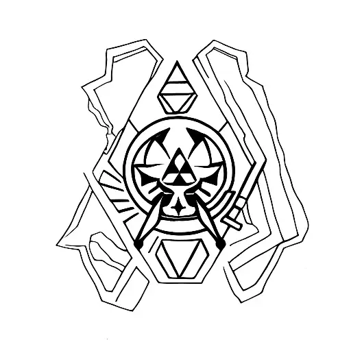 Lens of truth from legend of Zelda  tattoo design idea
