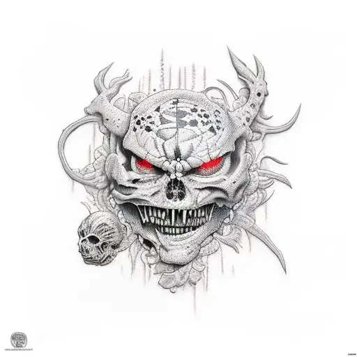 horror  tattoo design idea