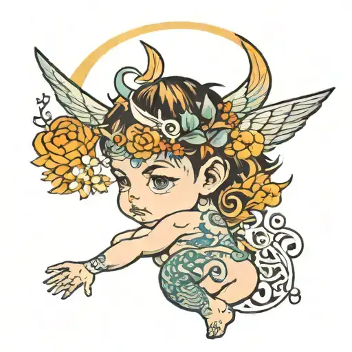 summer solstice, 10.10am, baby boy, gemini, fighter tattoo design idea