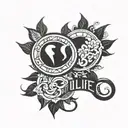 new life tattoo, summer solstice, power, gemini sign tattoo design idea