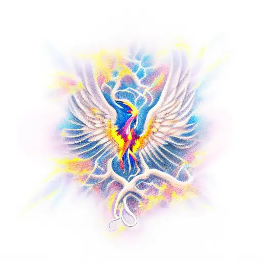 Phoenix tattoo design idea