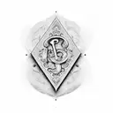 A small headstone with the words “Until Death” in a fancy font on a banner across the image.   tattoo design idea