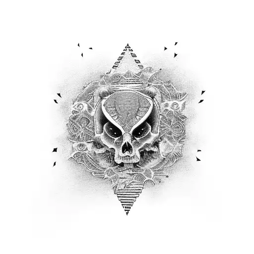 fuck life existential crisis tattoo design idea