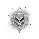 fuck life existential crisis tattoo design idea