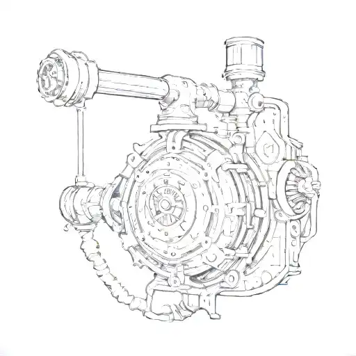 pump tattoo design idea