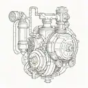 pump tattoo design idea