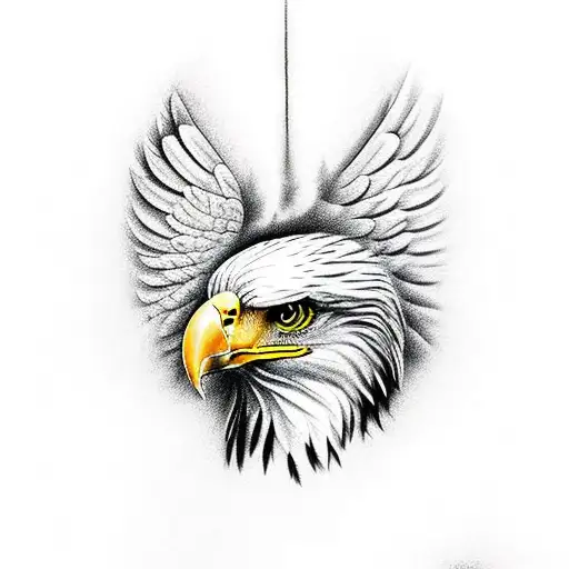 Bald Eagle Head Tribal Tattoo Royalty Free SVG, Cliparts, Vectors, and  Stock Illustration. Image 4225204.