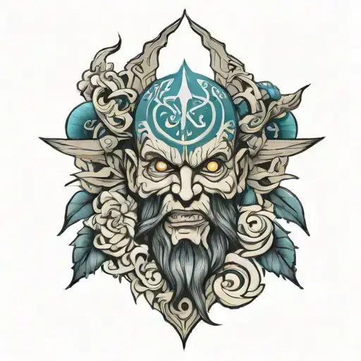 GOD AVENGES tattoo design idea