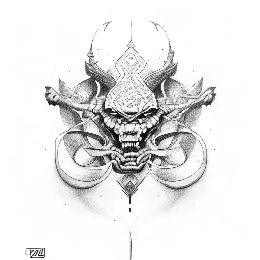 gymnastic tattoo design idea