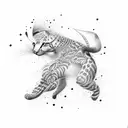 gymnastic tattoo design idea