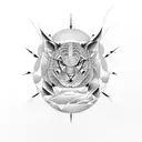 gymnastic tattoo design idea