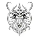 Capricorn Aquarius, Taurus  tattoo design idea