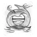 surf tattoo design idea