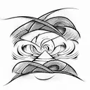 surf tattoo design idea