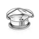  beret and cane tattoo design idea