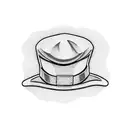  beret and cane tattoo design idea