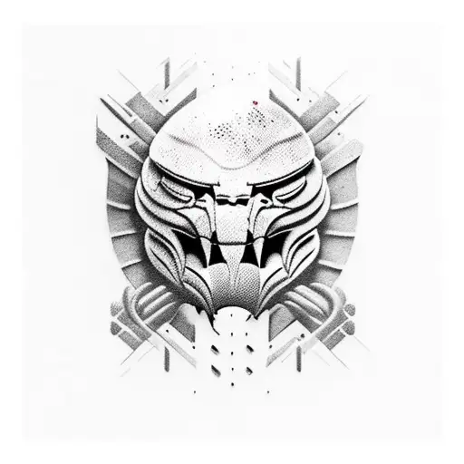 predator film sleeve tattoo design idea