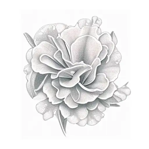 small columbine flower tattoo｜TikTok Search
