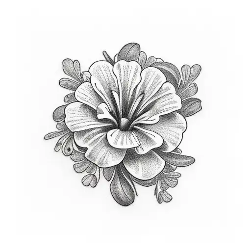 Alyssum Flower Tattoo