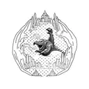 Godzilla memento mori little forearm  tattoo design idea