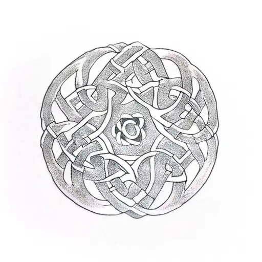 Celtic knot  tattoo design idea