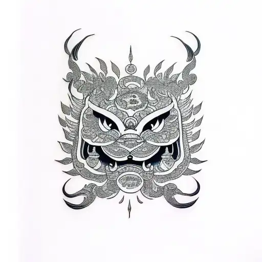 Shen Ron tattoo design idea