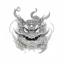 Shen Ron tattoo design idea