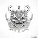 Shen Ron tattoo design idea