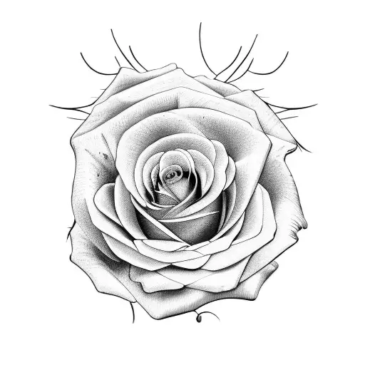 roses keltic clock  tattoo design idea